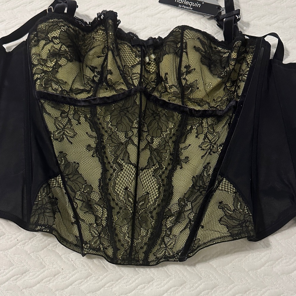 Black Lace Basque
